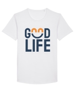 Good Life Tricou mânecă scurtă guler larg Bărbat Skater
