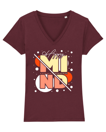 Happy Mind Burgundy