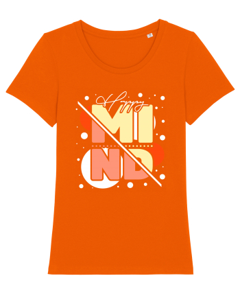 Happy Mind Bright Orange