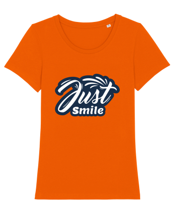 Just Smile Bright Orange