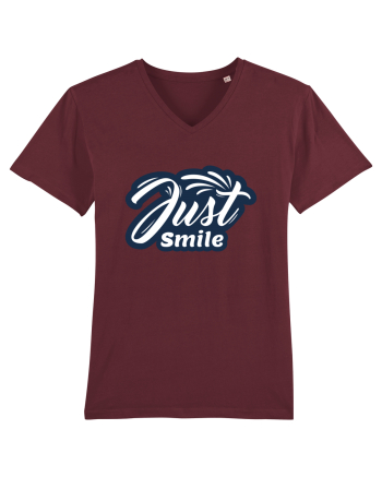 Just Smile Burgundy