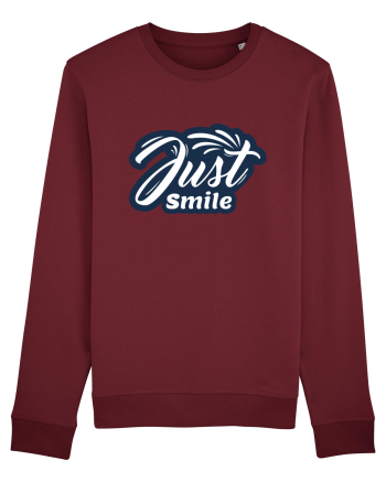 Just Smile Burgundy
