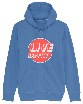 Live Happily Bright Blue