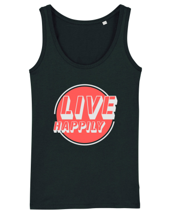 Live Happily Black