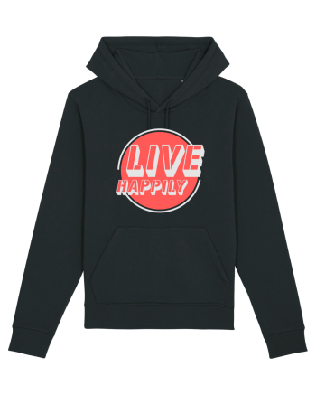 Live Happily Black