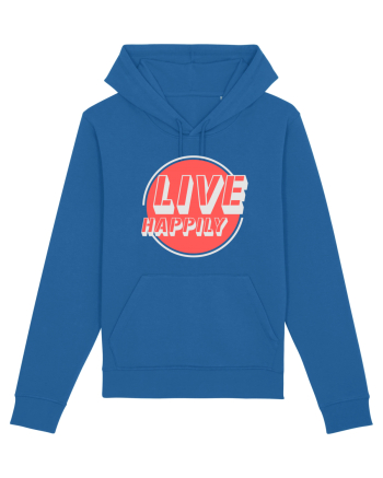 Live Happily Royal Blue