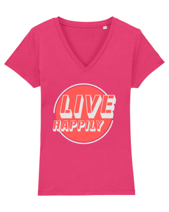 Live Happily Raspberry