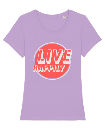 Live Happily Lavender Dawn