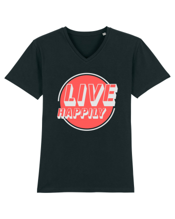 Live Happily Black