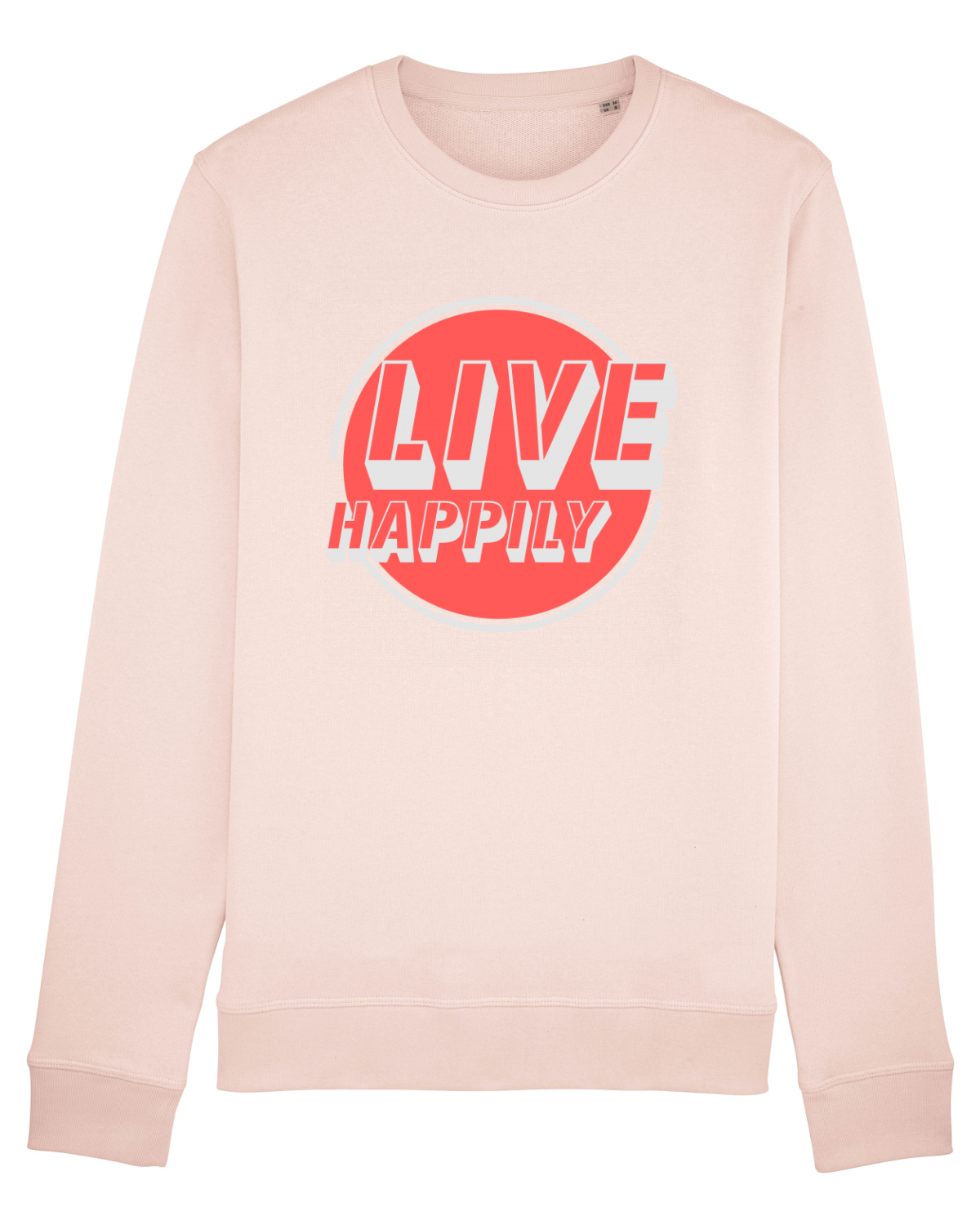 Bluză mânecă lungă Unisex Rise Candy Pink
