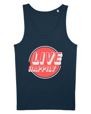 Live Happily Navy