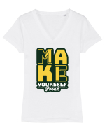 Make Yourself Proud Tricou mânecă scurtă guler V Damă Evoker