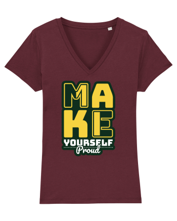 Make Yourself Proud Burgundy
