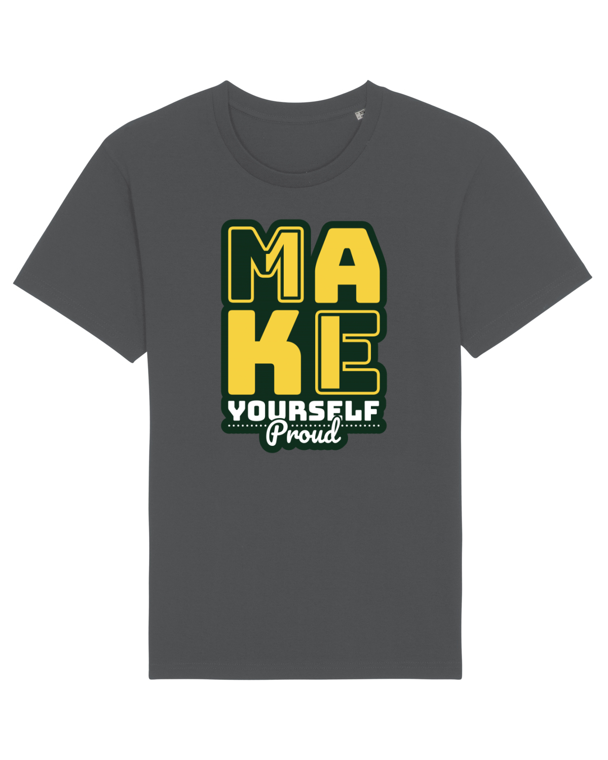 Tricou mânecă scurtă Unisex Rocker Anthracite