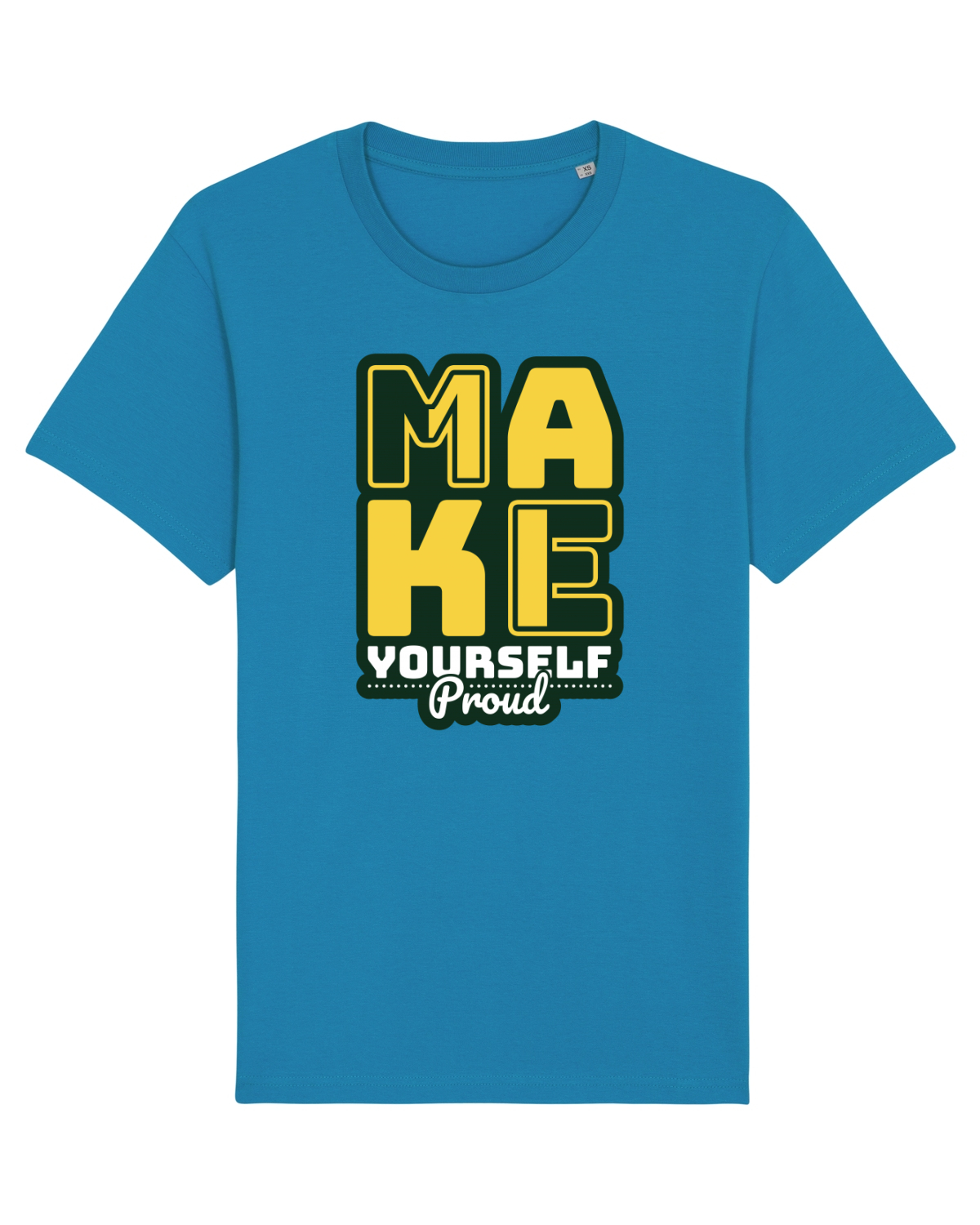 Tricou mânecă scurtă Unisex Rocker Azur
