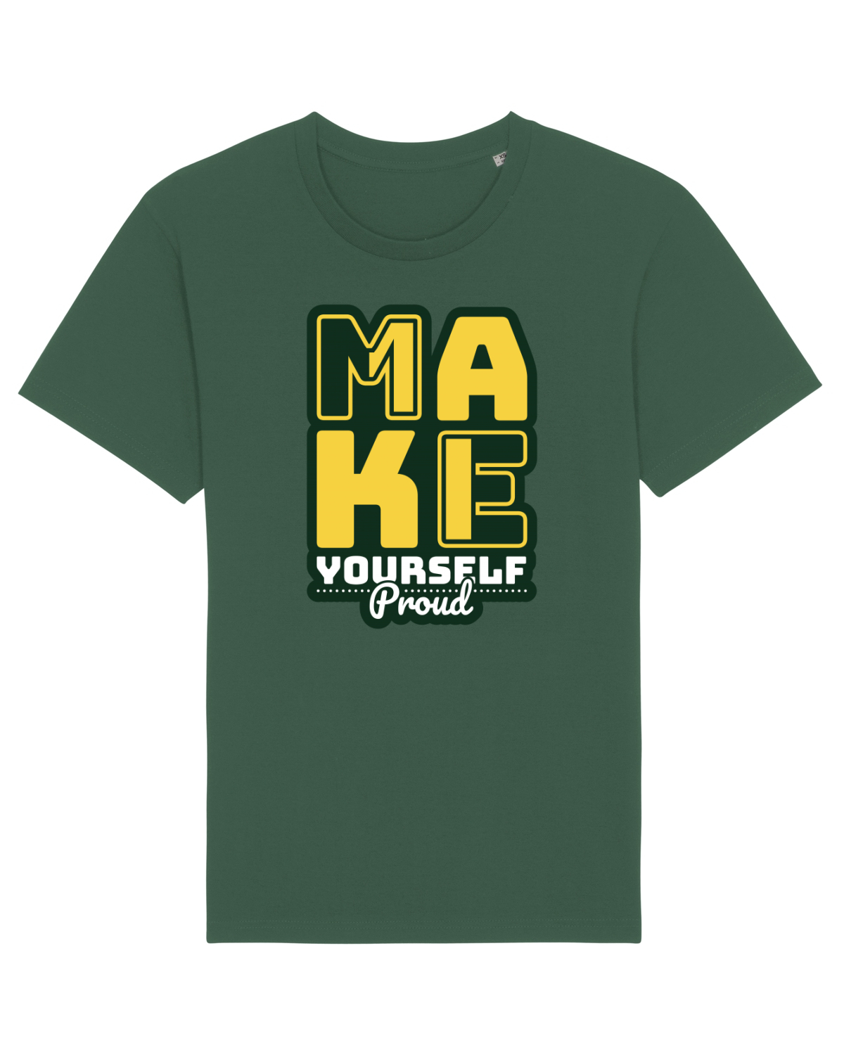 Tricou mânecă scurtă Unisex Rocker Bottle Green