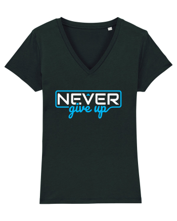 Never Give Up Black