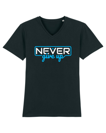 Never Give Up Black