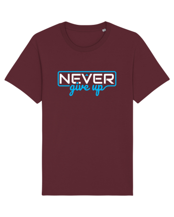Never Give Up Burgundy