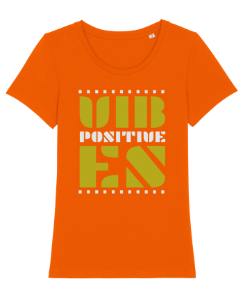 Positive Vibes Bright Orange