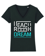 Reach Your Dream Tricou mânecă scurtă guler V Damă Evoker