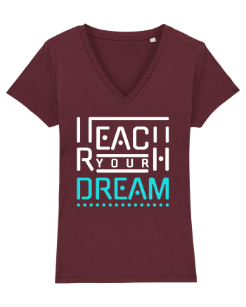 Reach Your Dream Burgundy