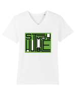 Stay Humble Tricou mânecă scurtă guler V Bărbat Presenter