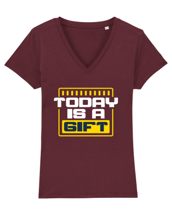 Today is a Gift Burgundy