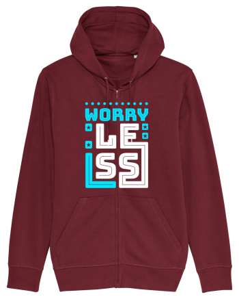 Worry Less Burgundy