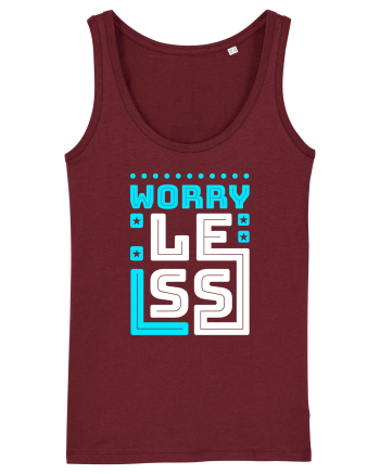Worry Less Burgundy