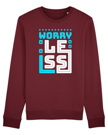 Worry Less Burgundy