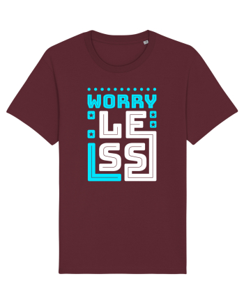 Worry Less Burgundy