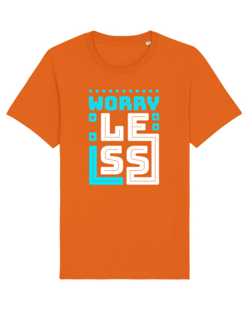 Worry Less Bright Orange