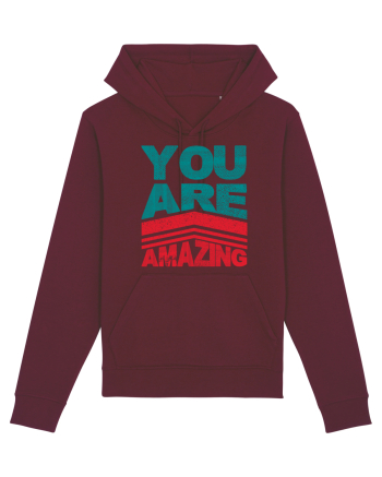 You are Amazing Burgundy