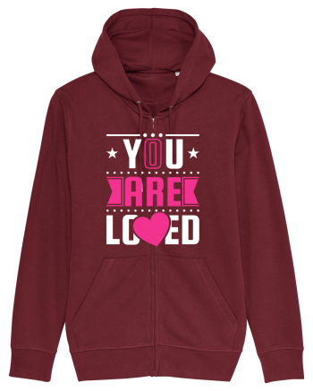 You are Loved Burgundy