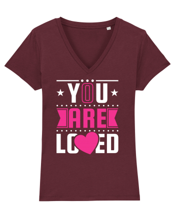 You are Loved Burgundy