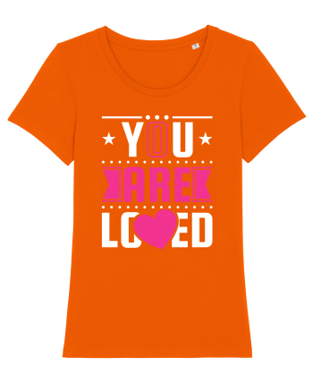 You are Loved Bright Orange