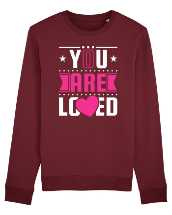 You are Loved Burgundy