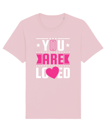You are Loved Cotton Pink