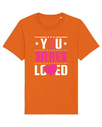 You are Loved Bright Orange