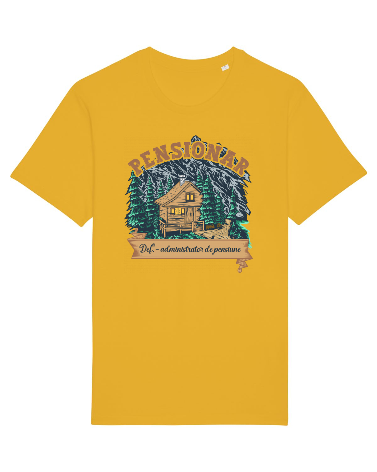 Tricou mânecă scurtă Unisex Rocker Spectra Yellow
