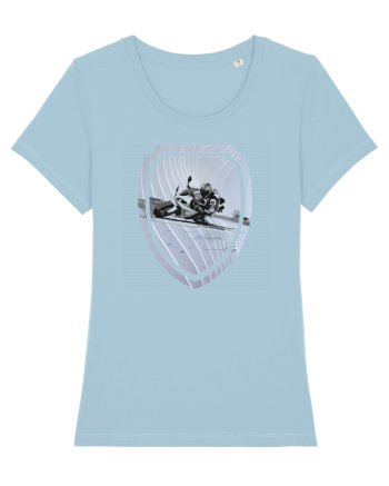 Motorcycle ride 3 Sky Blue