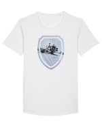 Motorcycle ride 3 Tricou mânecă scurtă guler larg Bărbat Skater