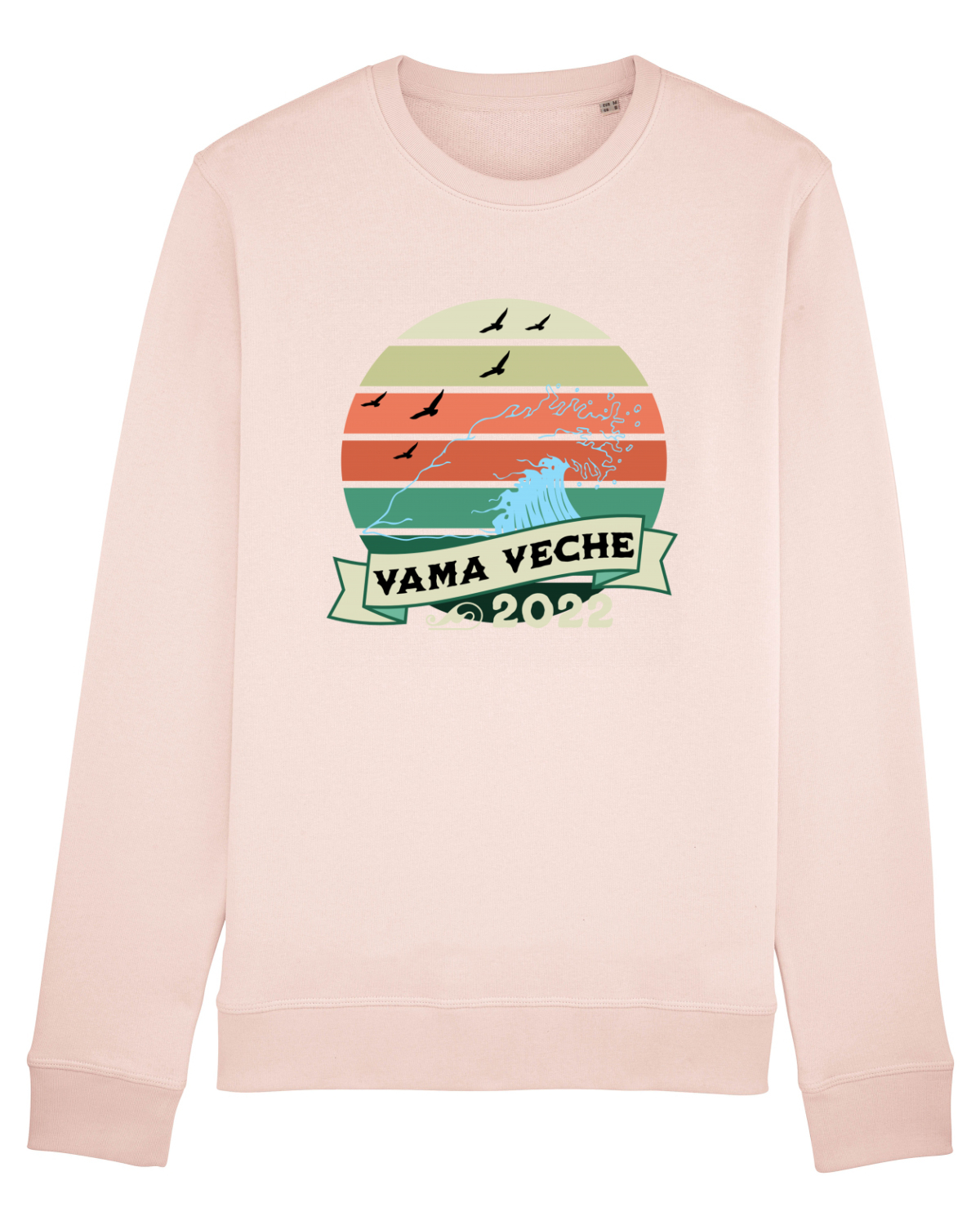 Bluză mânecă lungă Unisex Rise Candy Pink