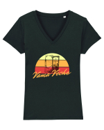 Vama Veche  Tricou mânecă scurtă guler V Damă Evoker