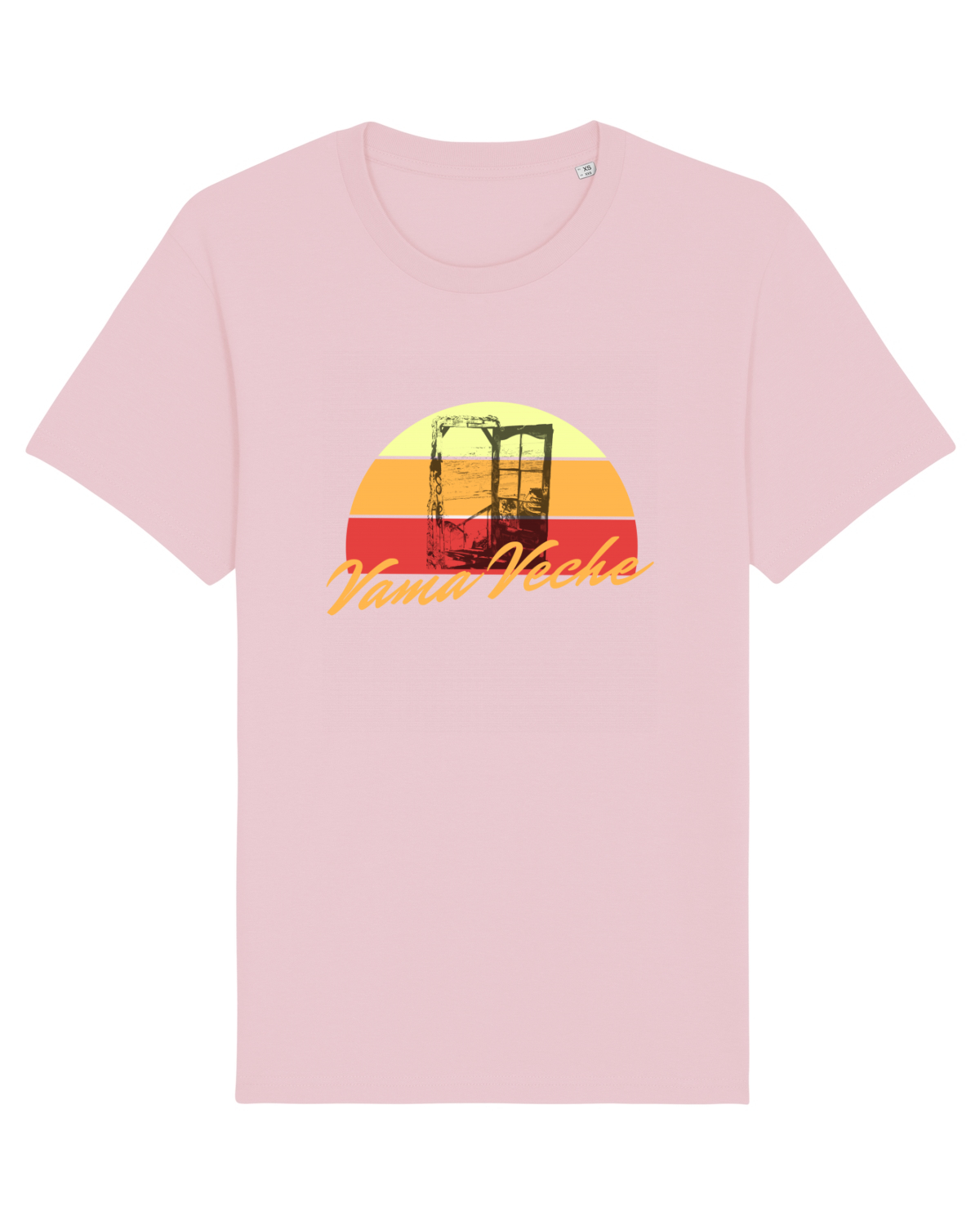 Tricou mânecă scurtă Unisex Rocker Cotton Pink