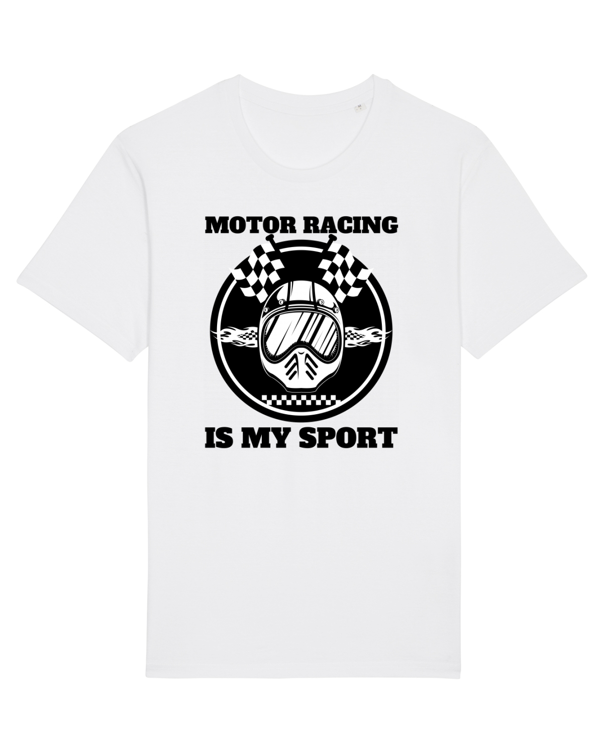Tricou mânecă scurtă Unisex Rocker White