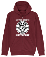 Motor Racing Is My Sport Hanorac cu fermoar Unisex Connector