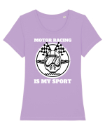 Motor Racing Is My Sport Tricou mânecă scurtă guler larg fitted Damă Expresser
