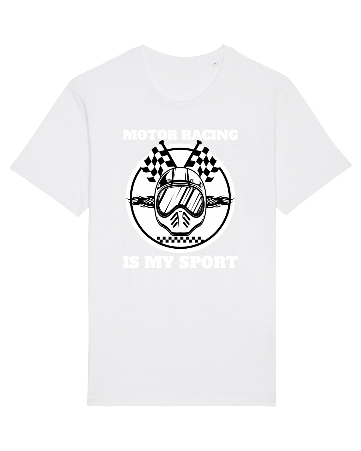 Tricou mânecă scurtă Unisex Rocker White